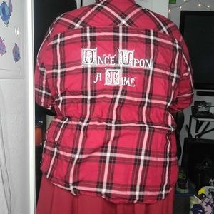 Torrid once upon time flannel size 4
